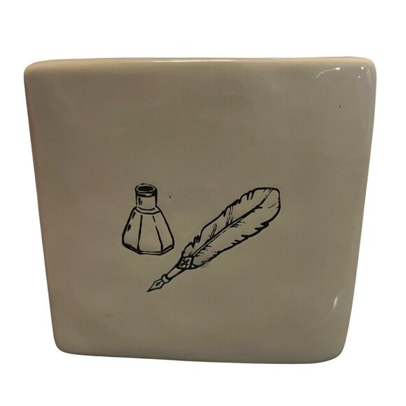 Rae Dunn Other - Rae Dunn By Magenta Paperweight Stamped Ink Quill Typewriter Office Supplies